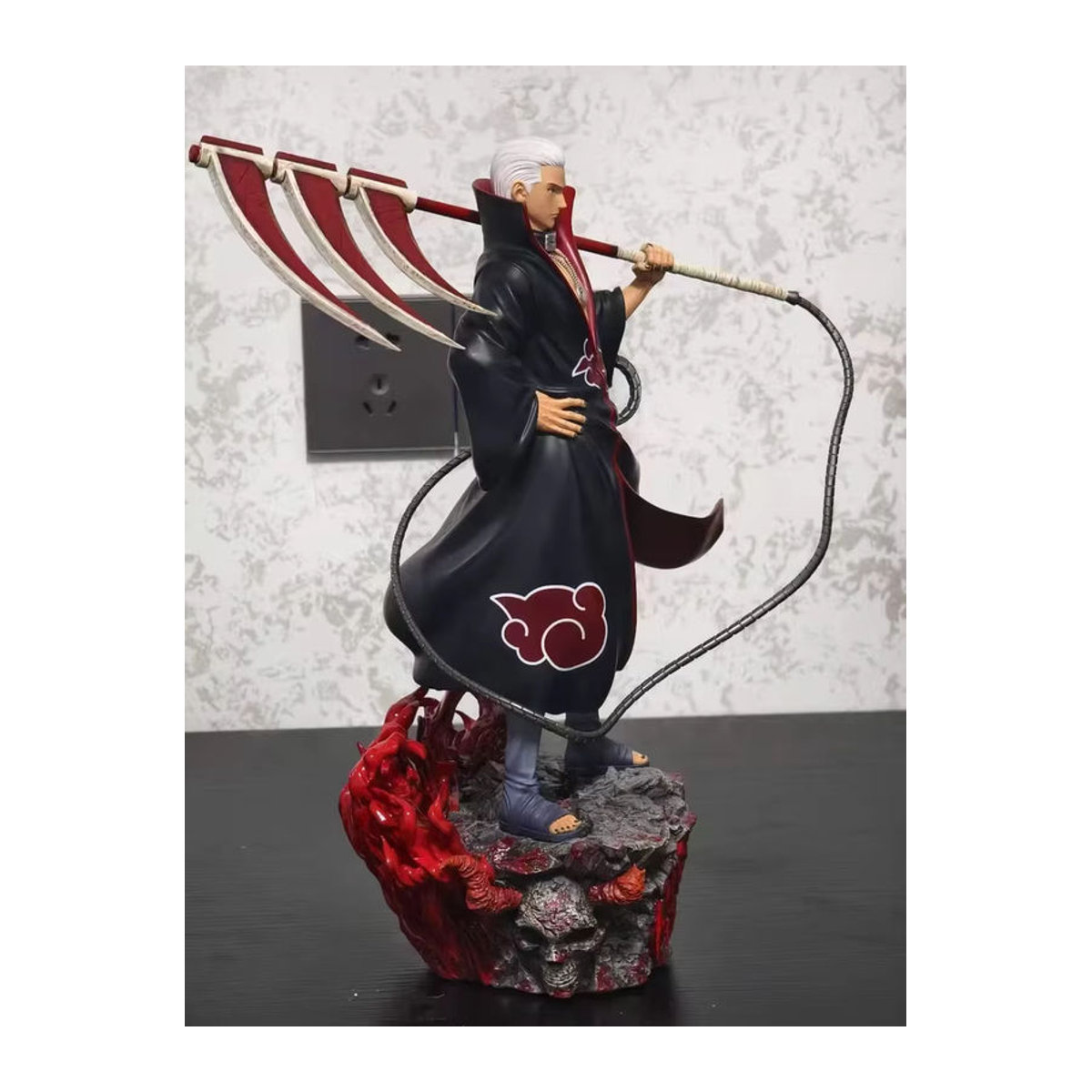 Bandai Naruto Akatsuki Undead Duo Anime Figur Kakuzu und Hidan aus Kunstharz, mehrfarbig - Bild 3
