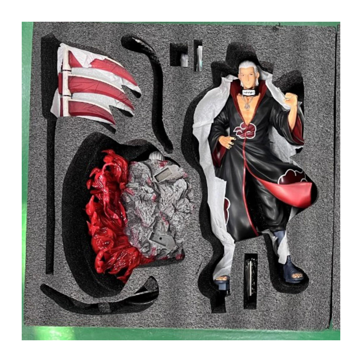 Bandai Naruto Akatsuki Undead Duo Anime Figur Kakuzu und Hidan aus Kunstharz, mehrfarbig - Bild 4