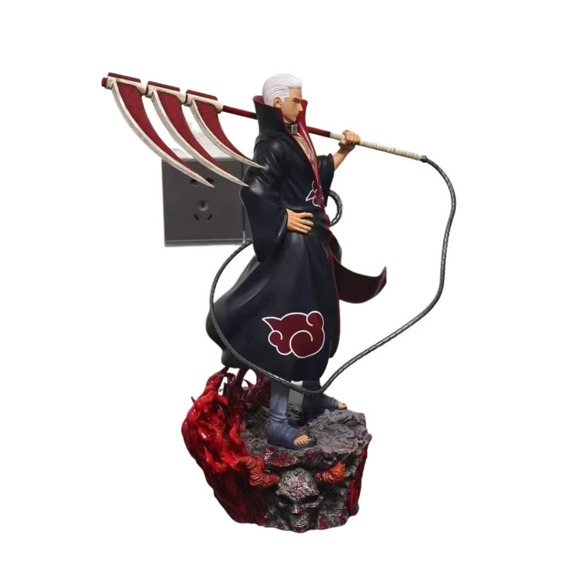 Bandai Naruto Akatsuki Undead Duo Anime Figur Kakuzu und Hidan aus Kunstharz, mehrfarbig - Bild 5