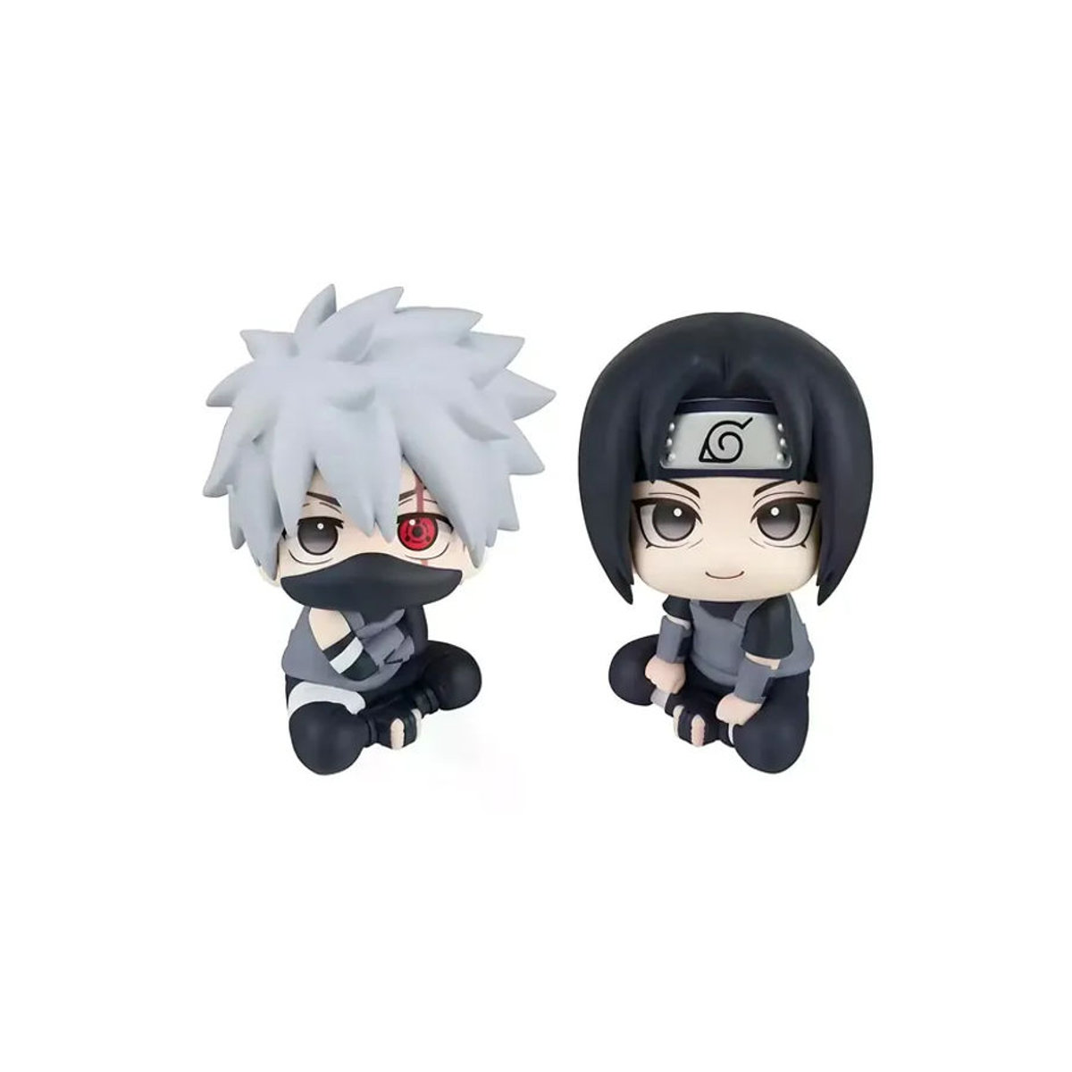 Bandai Naruto Anime Actionfiguren Q-Version Kakashi und Itachi Uchiha Sammlermodelle aus Kunststoff, mehrfarbig - Bild 4