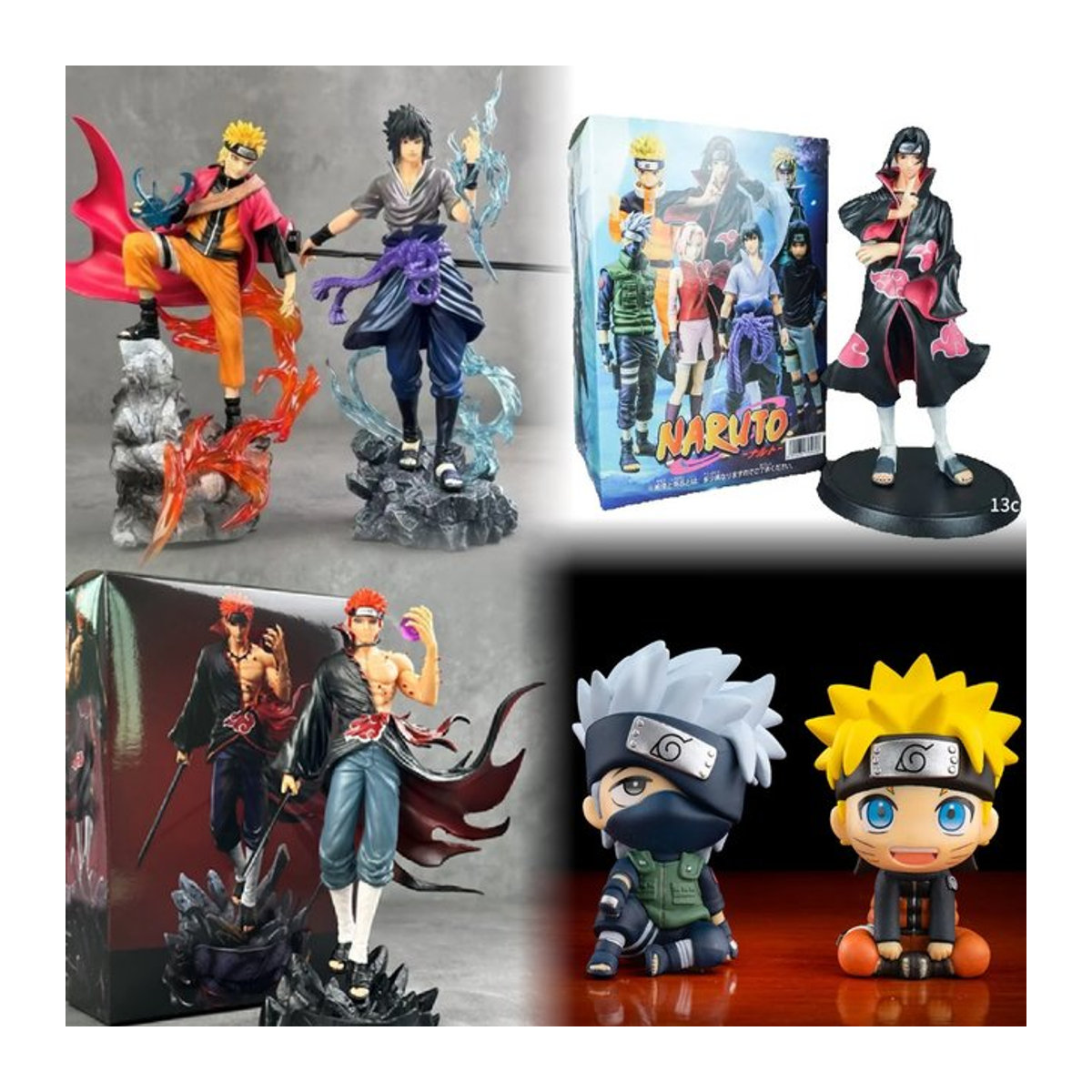 Bandai Naruto Anime-Figur aus PVC als mehrfarbige Statue und Sammlerstück - Bild 1
