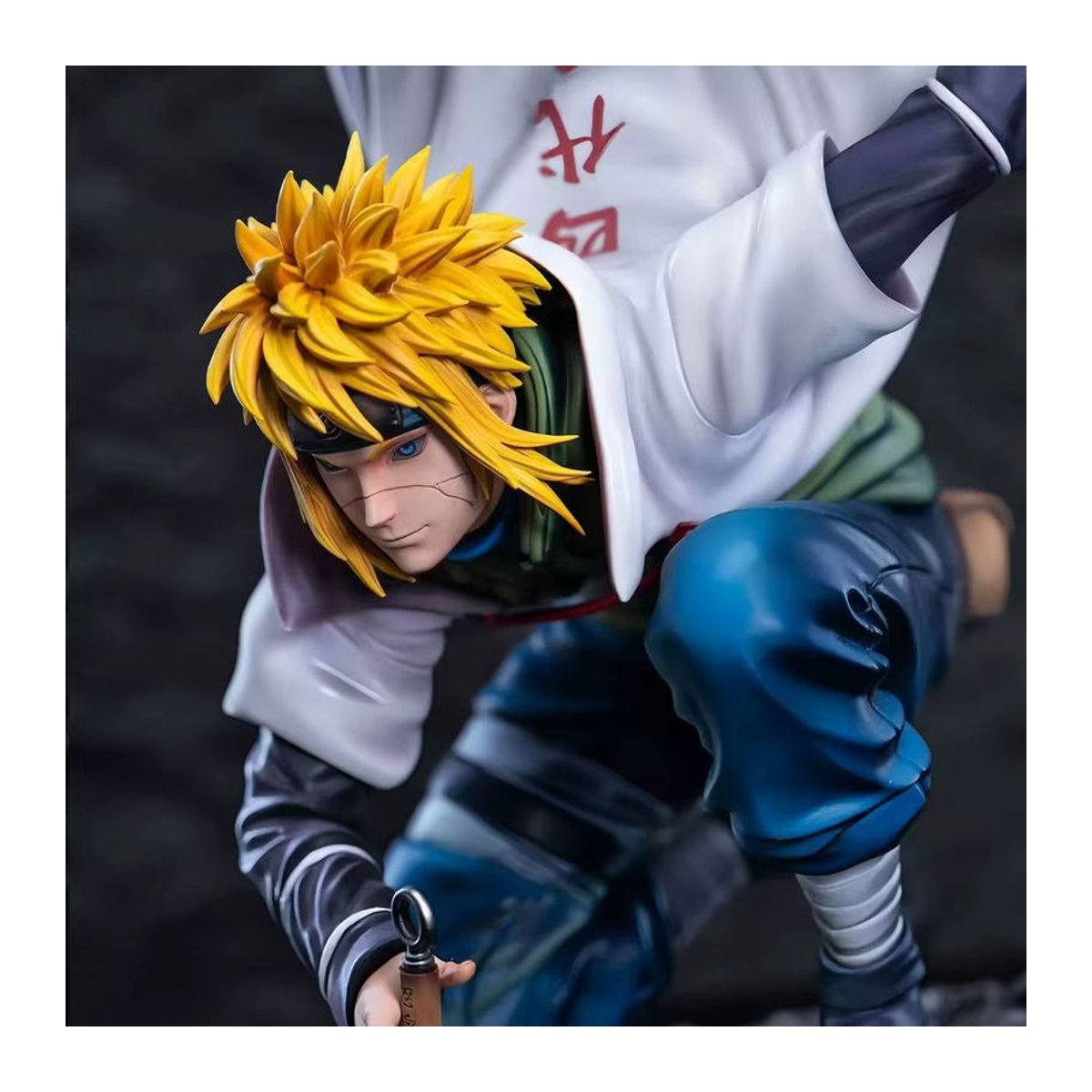 Bandai Naruto Anime Figur Minato Namikaze Statue Dekoration, mehrfarbig, Höhe: 21 cm - Bild 6