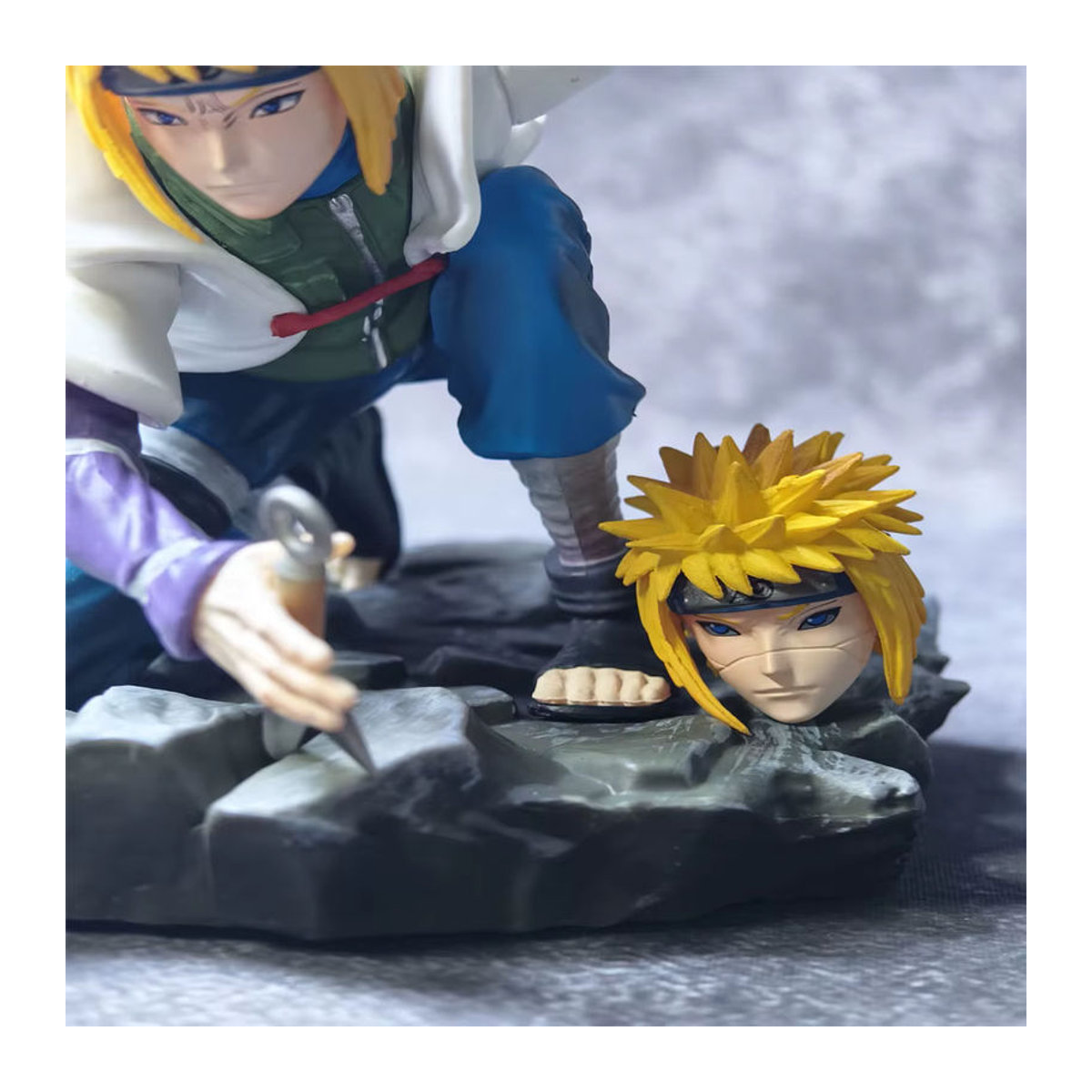 Bandai Naruto Anime Figur Namikaze Minato Modell aus Kunststoff, mehrfarbig, Höhe: 21 cm - Bild 4