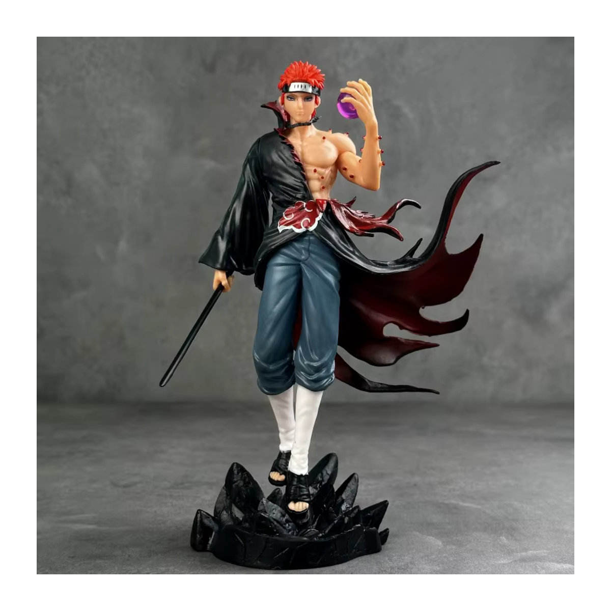 Bandai Naruto Anime Figur Pain PVC-Statue Sammlermodell in Mehrfarbig, Höhe: 23 cm - Bild 2