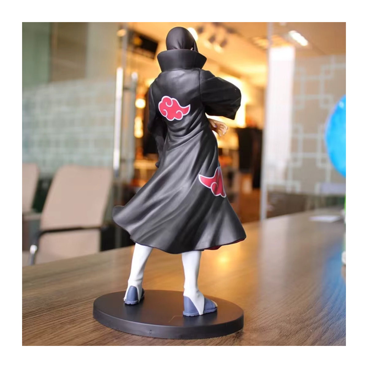Bandai Naruto Anime Figur Uchiha Itachi Actionfigur aus Kunststoff in Schwarz - Bild 3