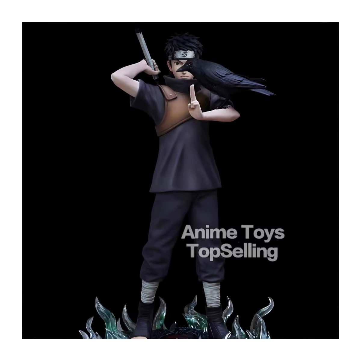 Bandai Naruto Anime Figur Uchiha Shisui Actionfigur aus Kunststoff in Schwarz, Höhe: 30 cm - Bild 2