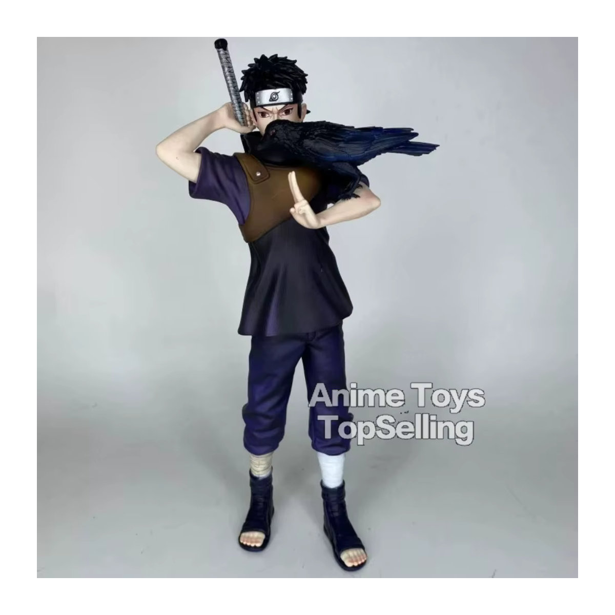 Bandai Naruto Anime Figur Uchiha Shisui Actionfigur aus Kunststoff in Schwarz, Höhe: 30 cm - Bild 3