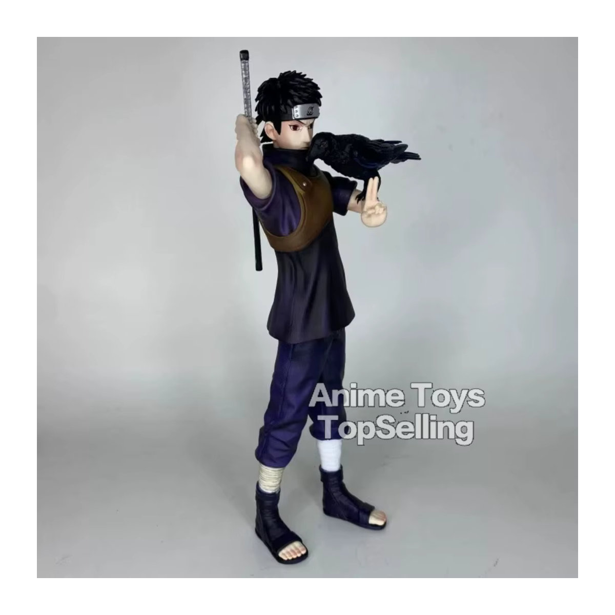 Bandai Naruto Anime Figur Uchiha Shisui Actionfigur aus Kunststoff in Schwarz, Höhe: 30 cm - Bild 4