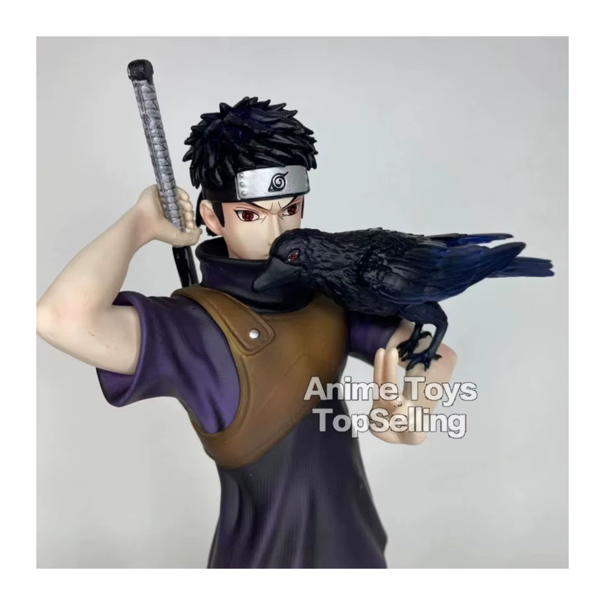 Bandai Naruto Anime Figur Uchiha Shisui Actionfigur aus Kunststoff in Schwarz, Höhe: 30 cm - Bild 5
