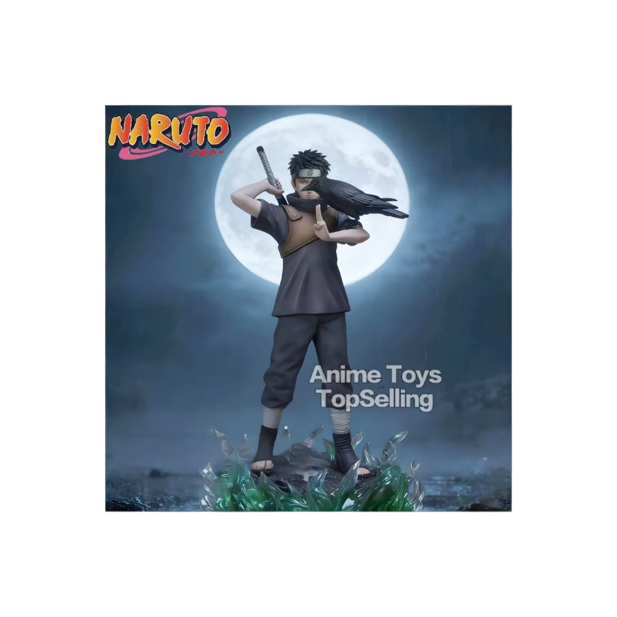 Bandai Naruto Anime Figur Uchiha Shisui Actionfigur aus Kunststoff in Schwarz, Höhe: 30 cm - Bild 6