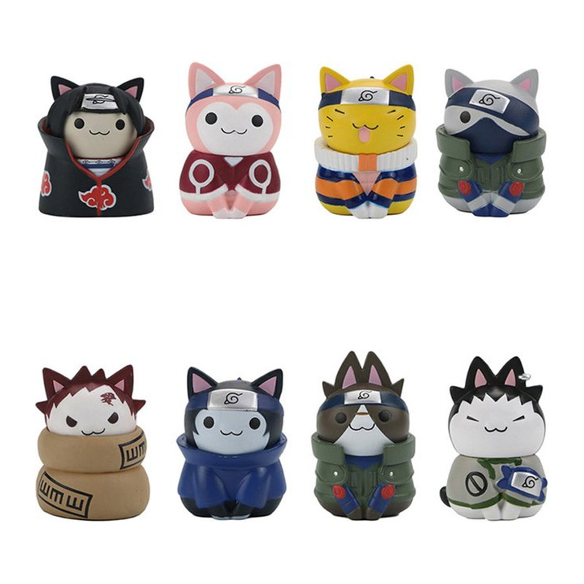 Bandai Naruto Anime Figuren Q Version Action Puppen aus Kunststoff, mehrfarbig - Bild 1