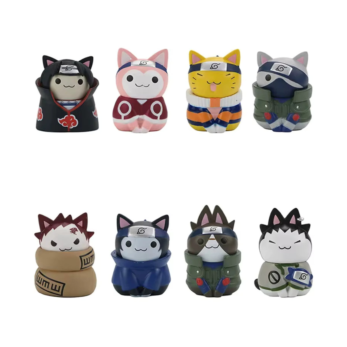 Bandai Naruto Anime Figuren Q Version Action Puppen aus Kunststoff, mehrfarbig - Bild 3