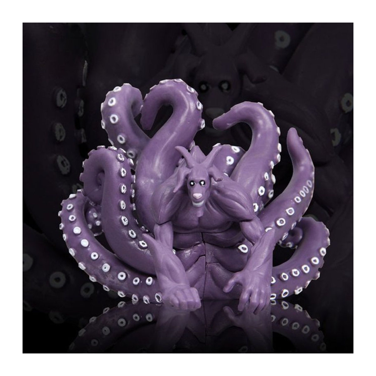 Bandai Naruto Anime Tail Beast Series Schreibtischspielzeug Ornament aus Kunstharz in Lila, Höhe: 10 cm - Bild 1