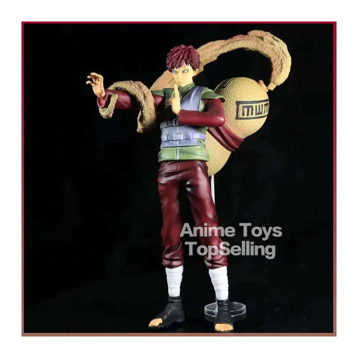 Bandai Naruto Gaara Anime Figur aus Kunststoff, mehrfarbig, Höhe: 25-27 cm - Bild 2