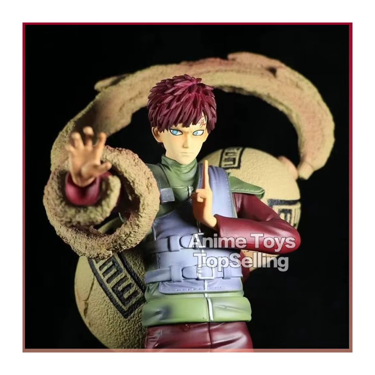 Bandai Naruto Gaara Anime Figur aus Kunststoff, mehrfarbig, Höhe: 25-27 cm - Bild 4