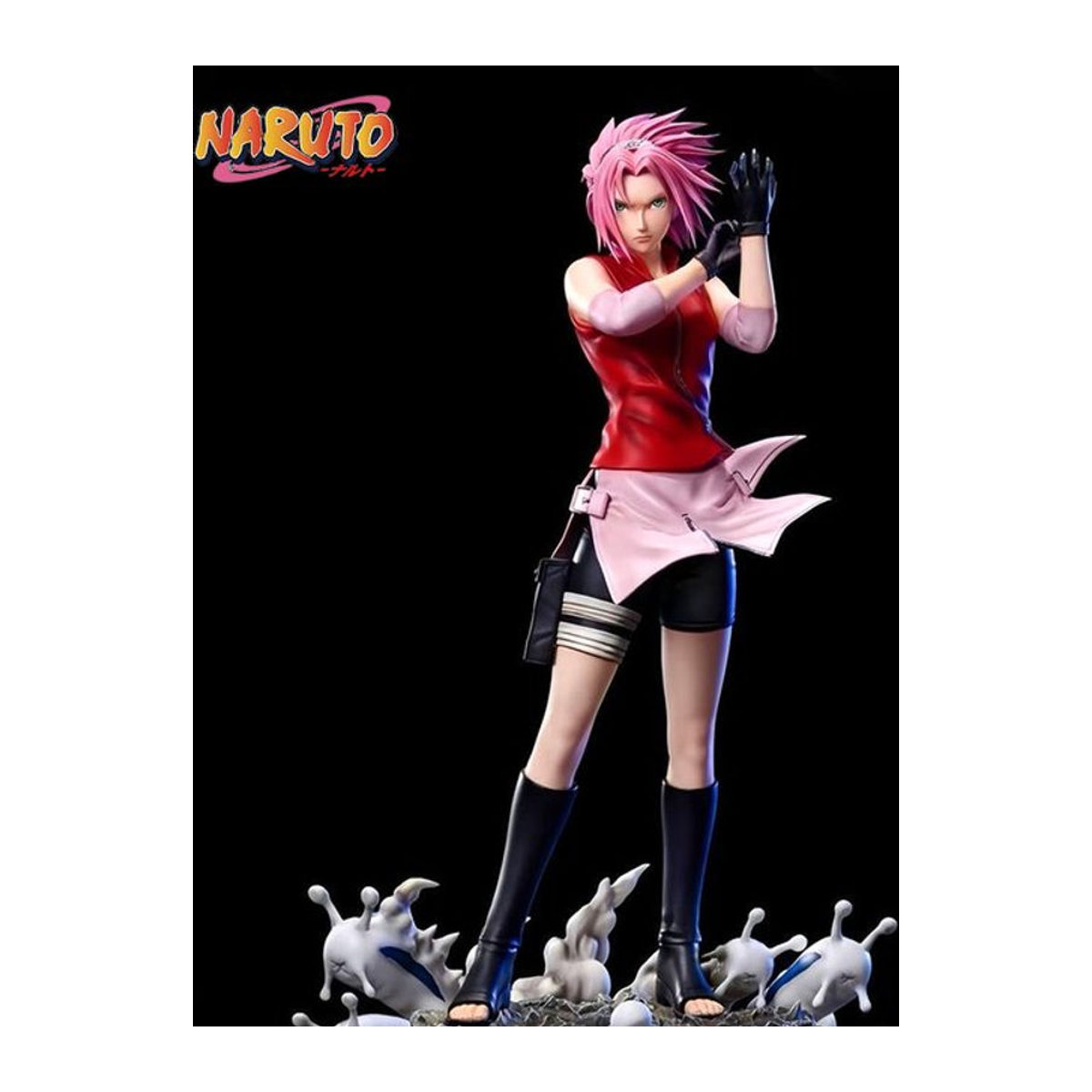 Bandai Naruto Haruno Sakura Anime Figur aus PVC, mehrfarbig, Höhe: 27,5 cm - Bild 1