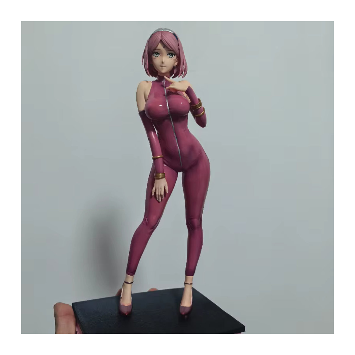 Bandai Naruto Haruno Sakura Anime Figur in Gelb und Rosa, 30 cm PVC Action Figur für Sammler - Bild 2