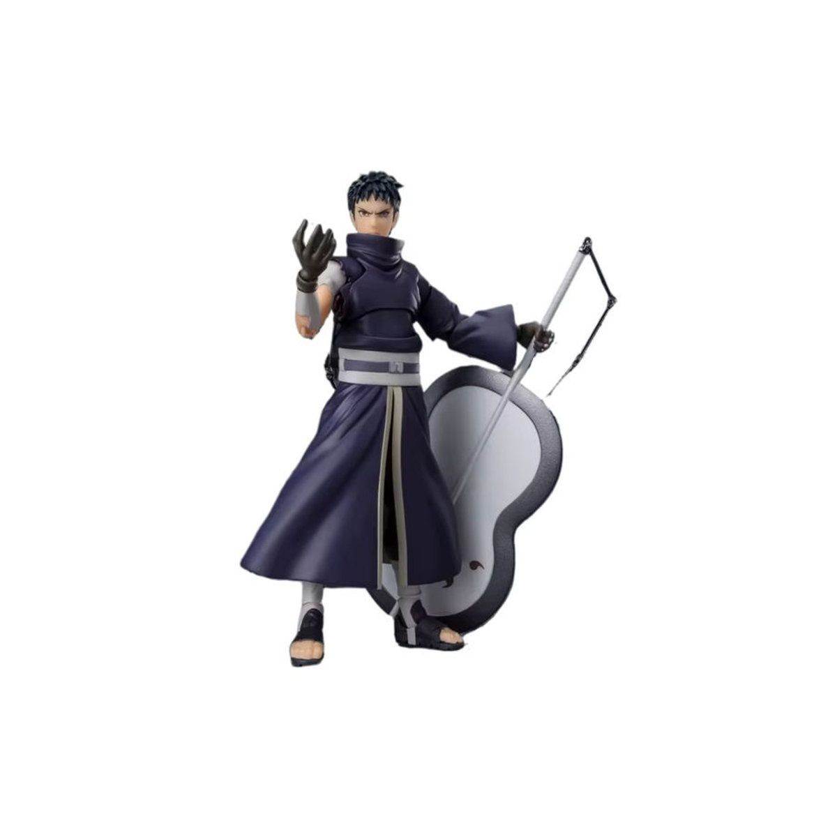 Bandai Naruto SHF Uchiha Obito Actionfigur in Schwarz, 15 cm Höhe, bewegliches Anime-Modell für deine Sammlung - Bild 7