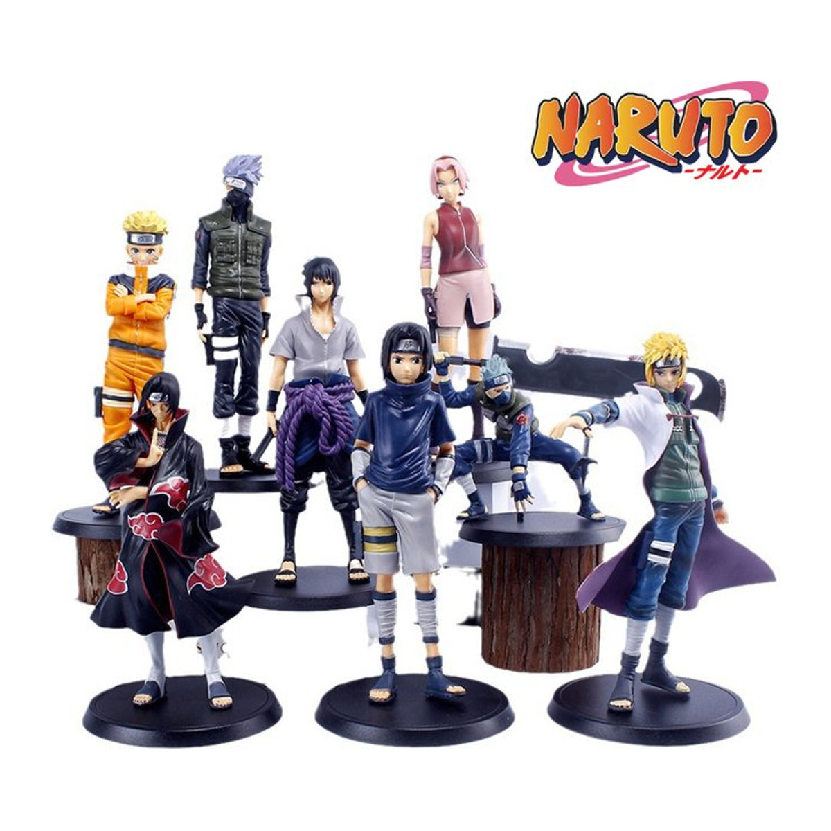 Bandai Naruto Shippuden Anime Actionfiguren Set für Kinder, mehrfarbig, aus Kunststoff - Bild 1
