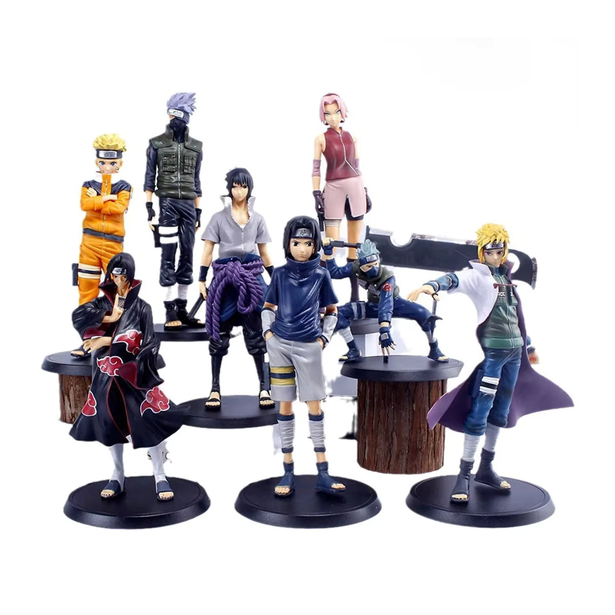 Bandai Naruto Shippuden Anime Actionfiguren Set für Kinder, mehrfarbig, aus Kunststoff - Bild 4