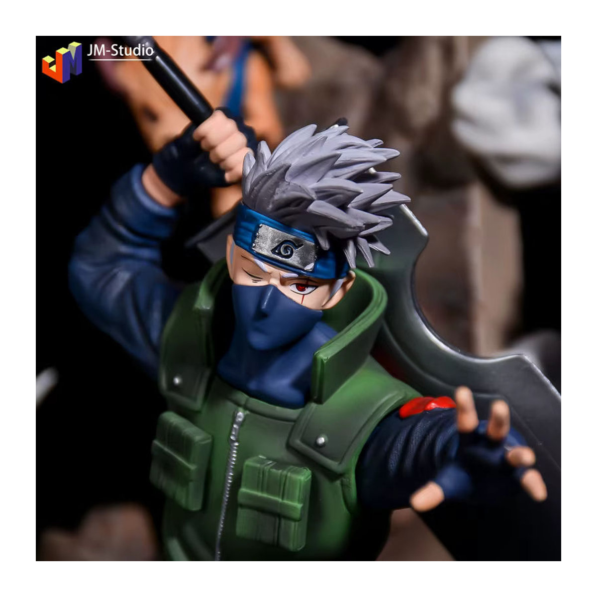 Bandai Naruto Shippuden Anime Figur Hatake Kakashi GK Oversize Modell aus Kunststoff, mehrfarbig, Höhe: 36 cm - Bild 3