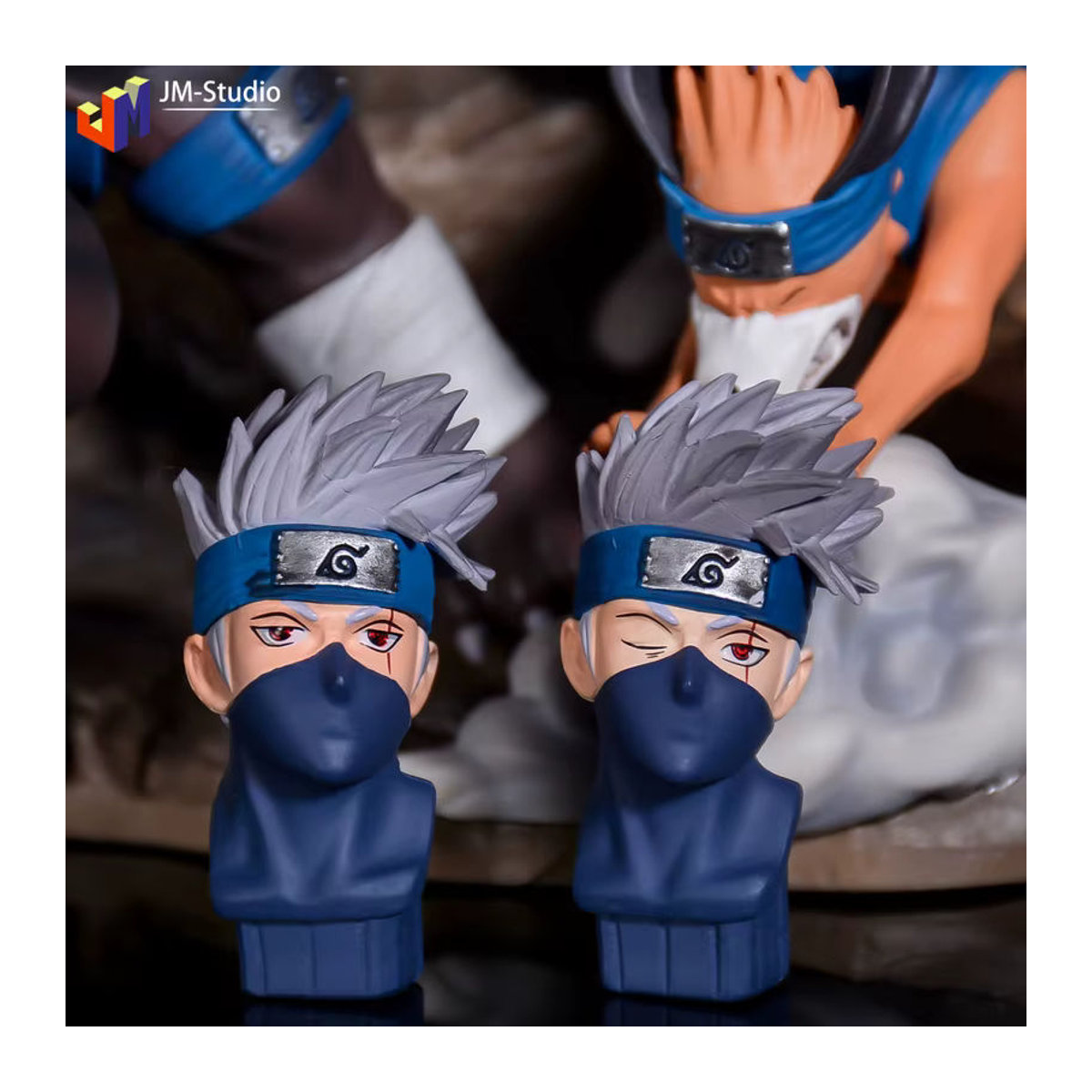 Bandai Naruto Shippuden Anime Figur Hatake Kakashi GK Oversize Modell aus Kunststoff, mehrfarbig, Höhe: 36 cm - Bild 4