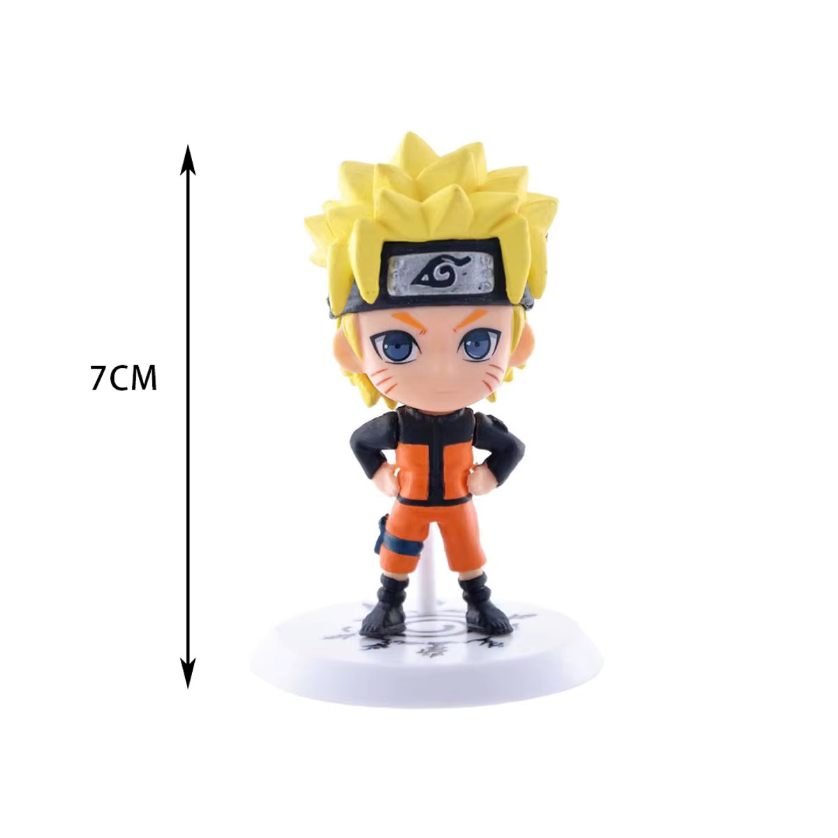 Bandai Naruto Shippuden Anime Figuren Set aus 12 Teilen, PVC Action Figuren mit Hinata, Sasuke, Itachi, Kakashi und Gaara, mehrfarbig - Bild 4