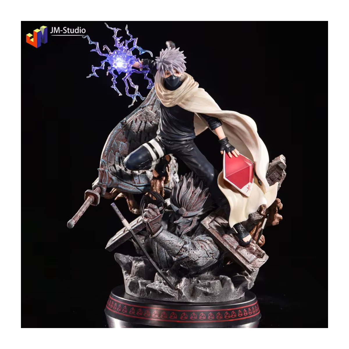 Bandai Naruto Shippuden Hatake Kakashi Anime-Modellfigur aus Kunststoff, mehrfarbig, Höhe: 31 cm - Bild 2
