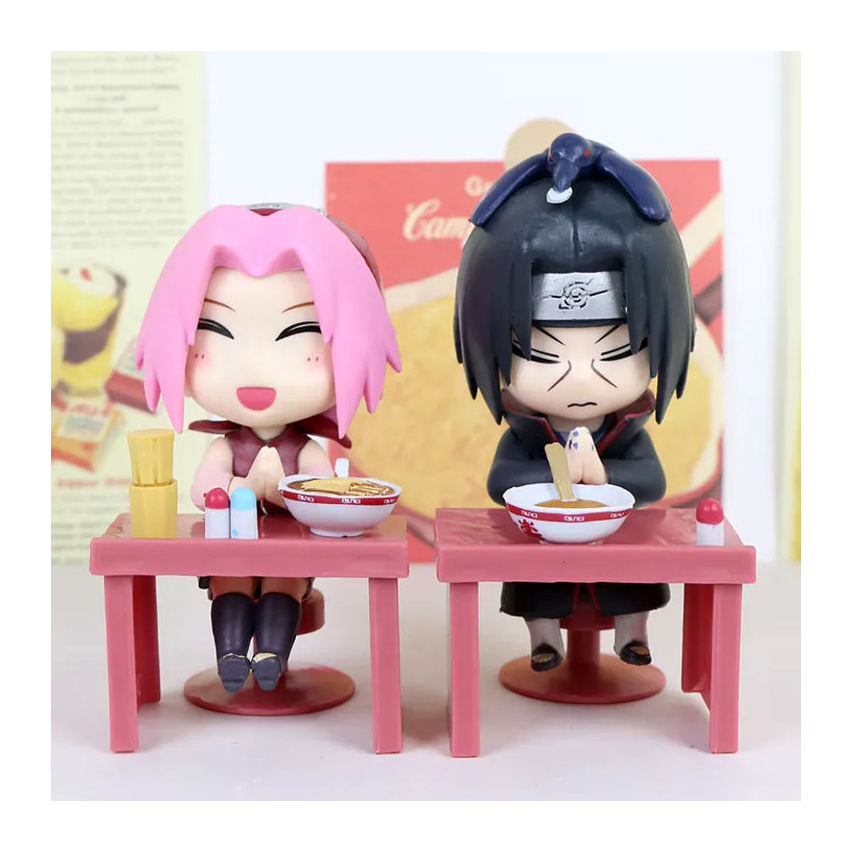 Bandai Naruto Shippuden Ramen-Themen Blindbox Actionfiguren aus Kunststoff, mehrfarbig - Bild 4