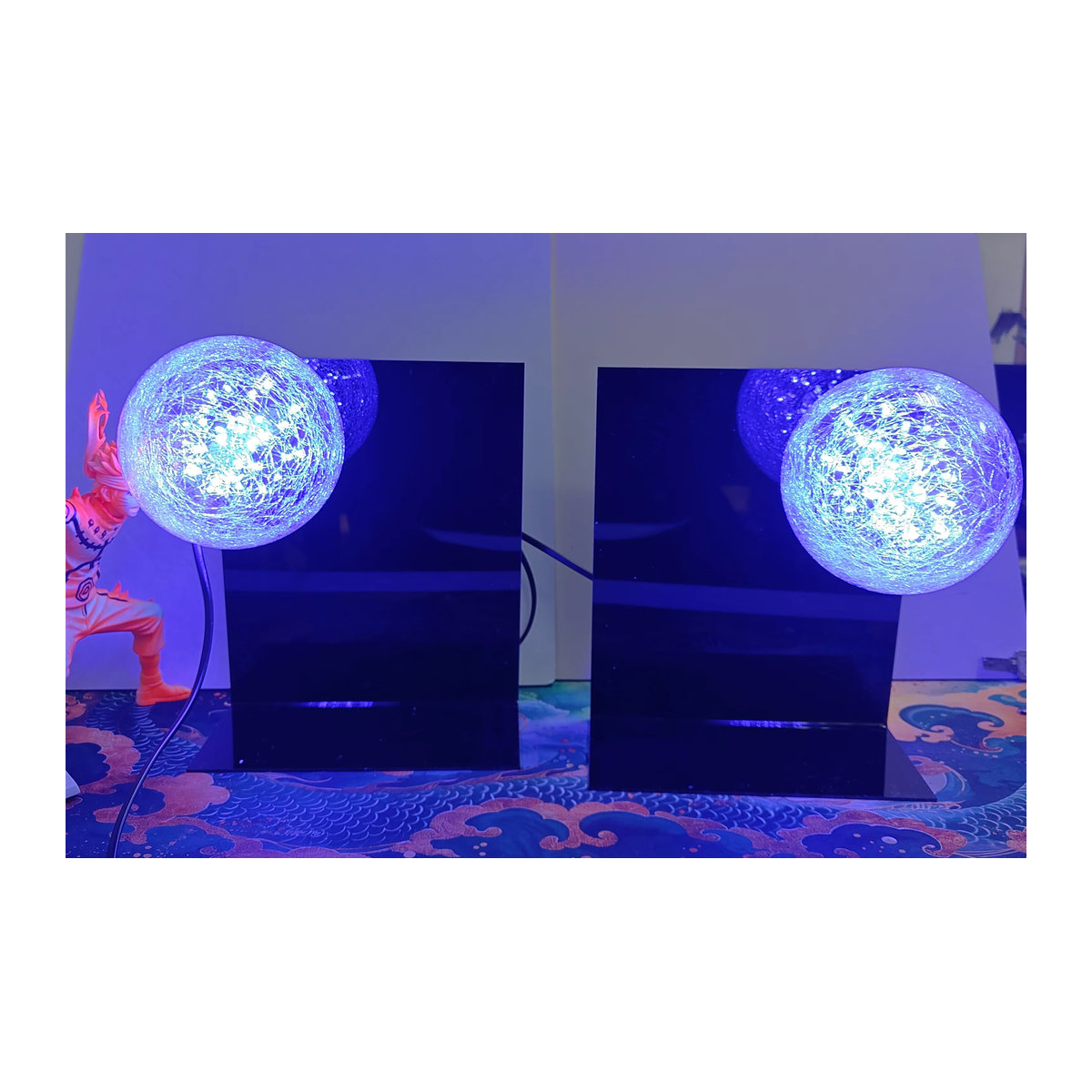 Bandai Naruto Shippuden Uzumaki Naruto Kurama Rasengan LED DIY Lampe Actionfigur in Orange - Bild 3