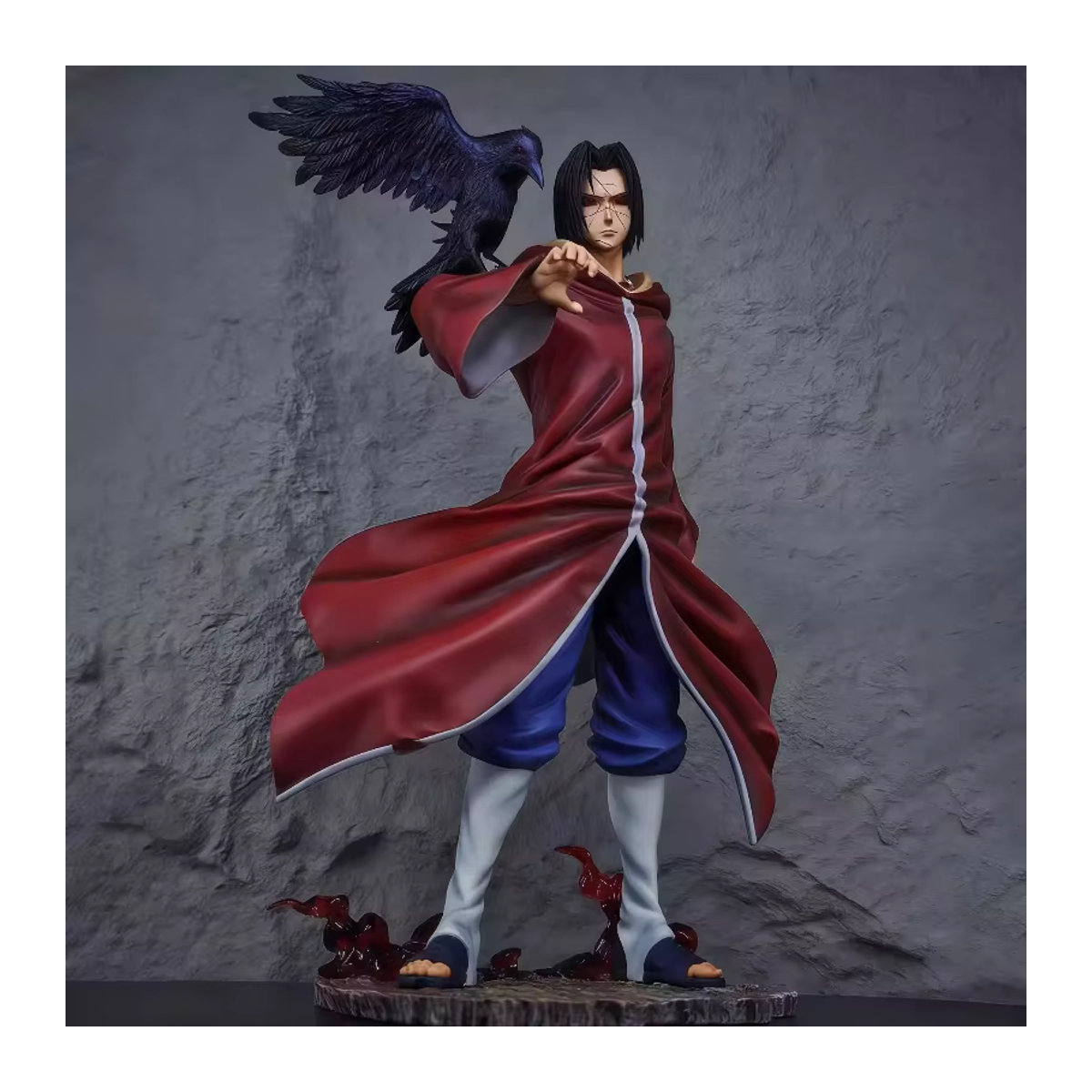 Bandai Naruto Uchiha Itachi Figur Edo Tensei Statue aus Kunststoff in Rot, Höhe: 30 cm - Bild 2