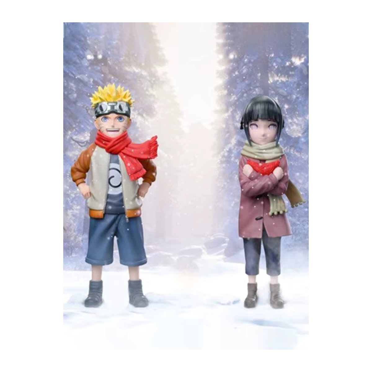 Bandai Naruto und Hyūga Hinata Actionfiguren Set aus Kunststoff, mehrfarbig, dekorative Statuen für Erwachsene - Bild 7