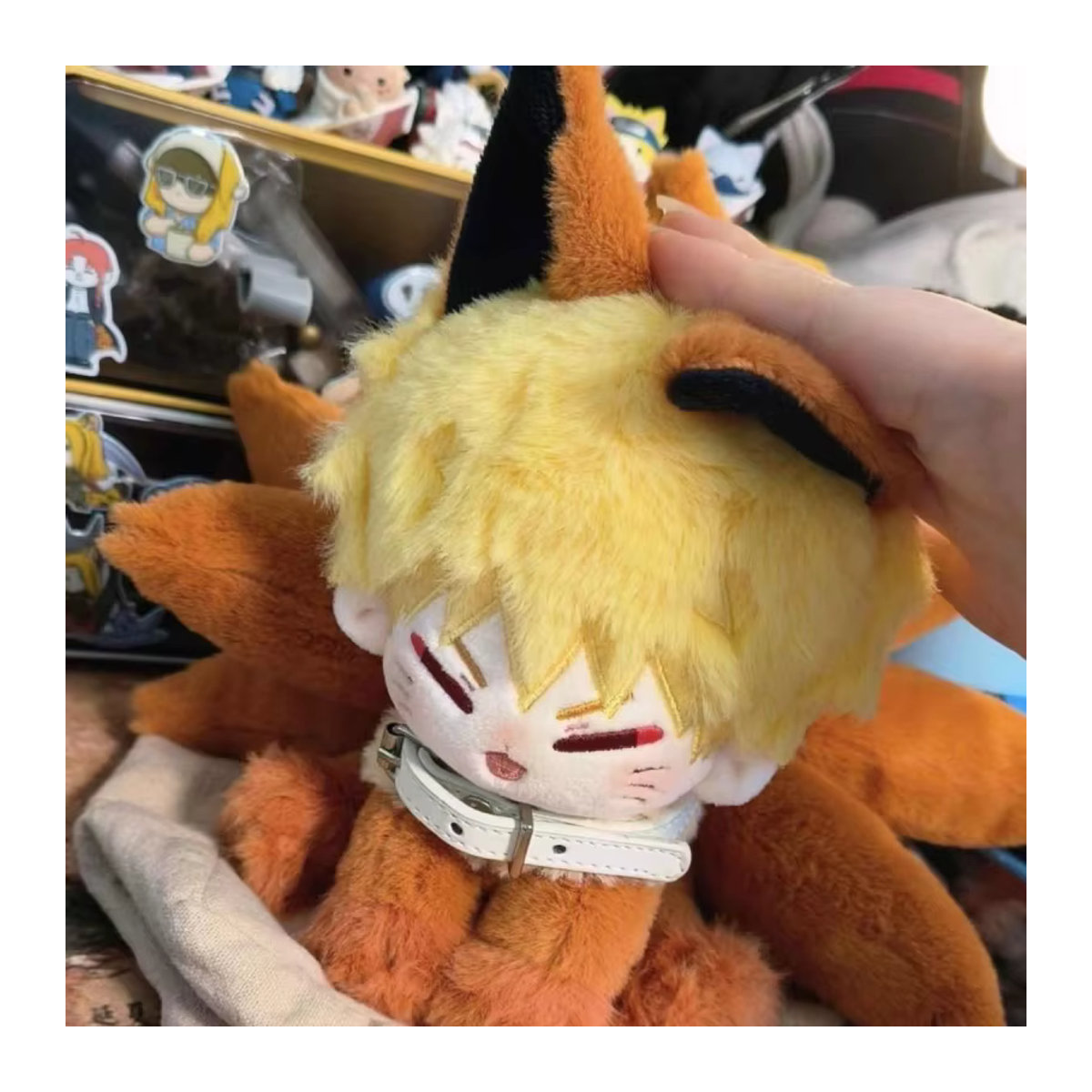 Bandai Naruto Uzumaki Anime Stofftier in Orange, Höhe: 20 cm - Bild 4