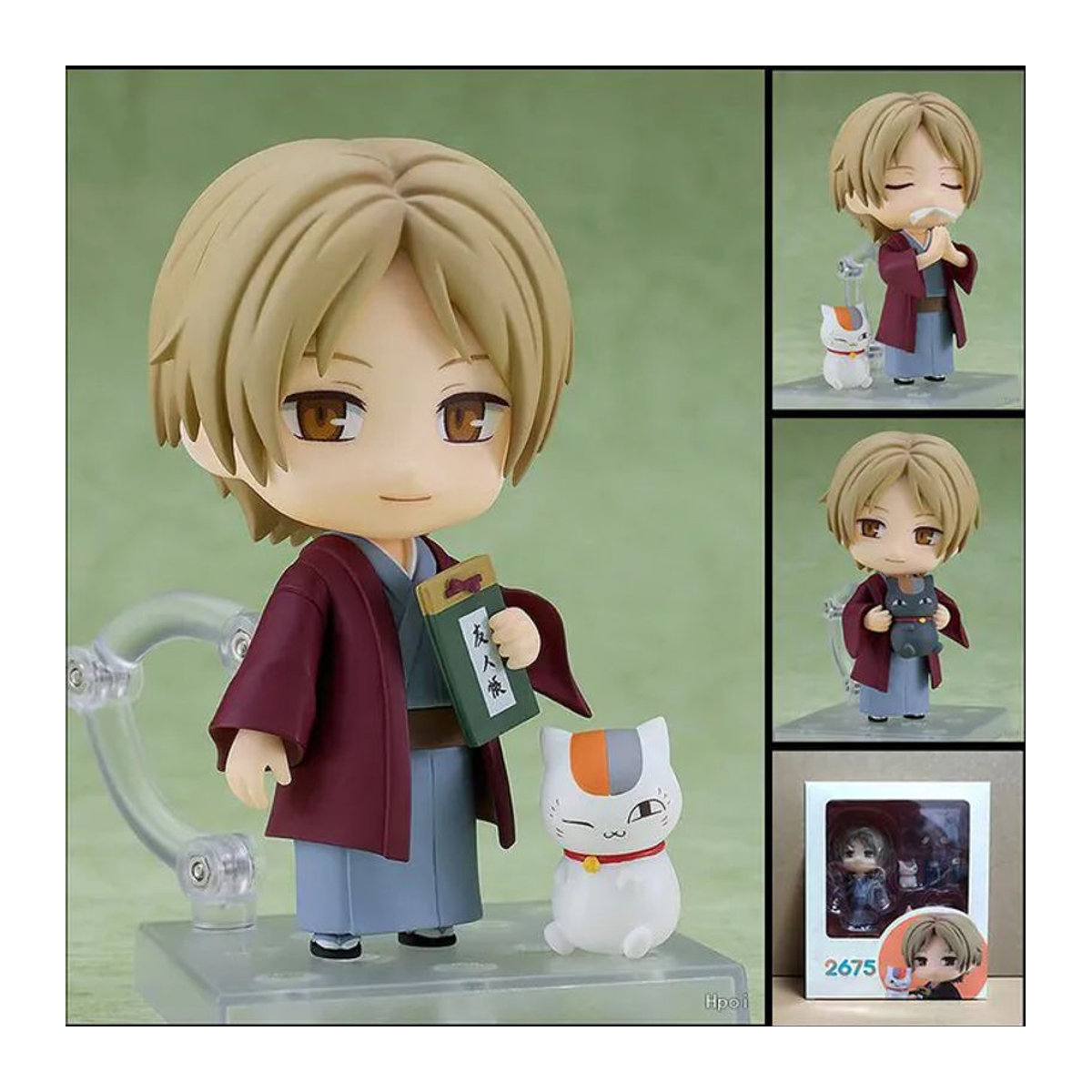 Bandai Natsume Yuujinchou Madara Katzenlehrer Actionfigur mit austauschbaren Gesichtern in Mehrfarbig - Bild 1