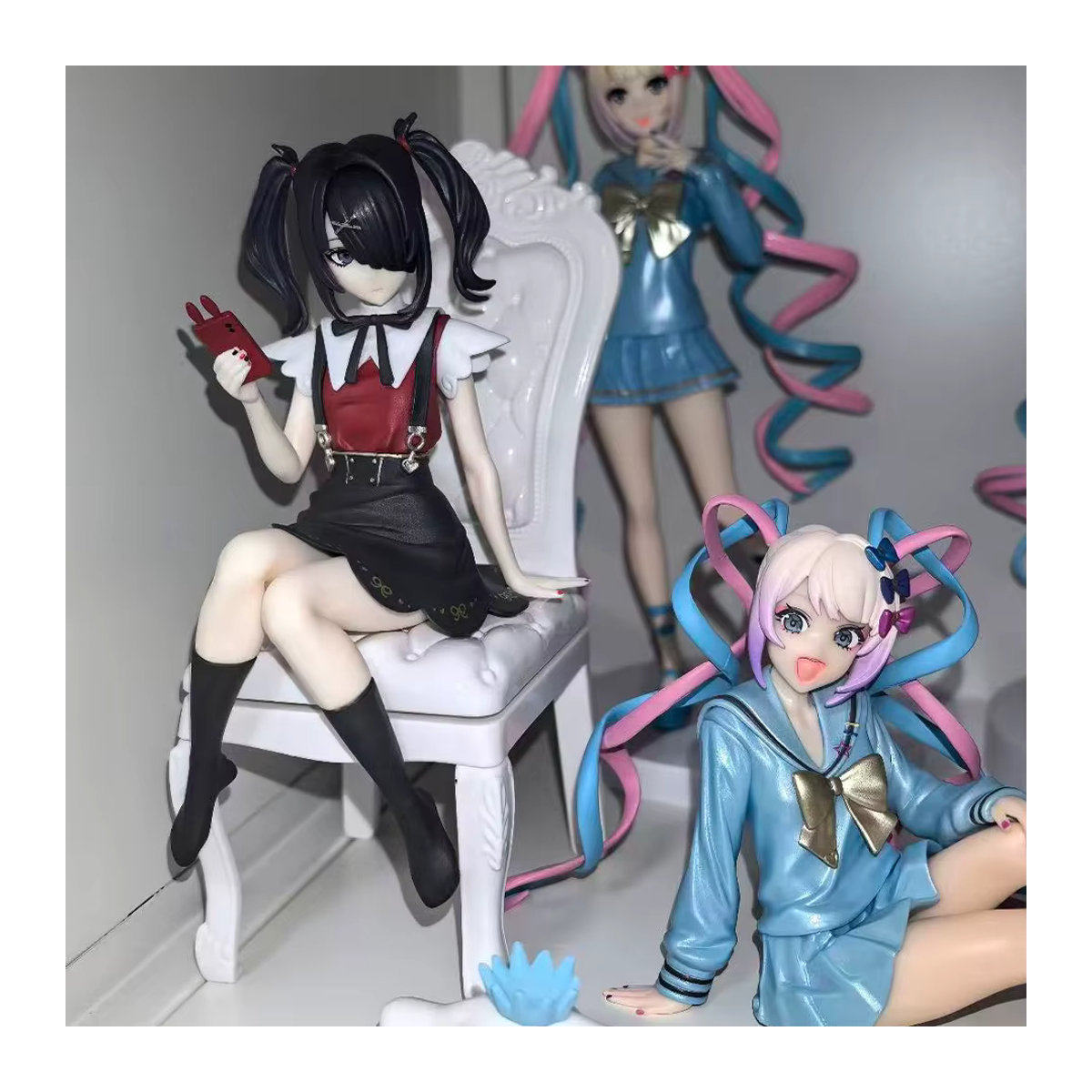 Bandai Needy Streamer Overdose KAngel und Ame-chan Figurenset Noodle Stopper aus Kunststoff in Mehrfarbig - Bild 2
