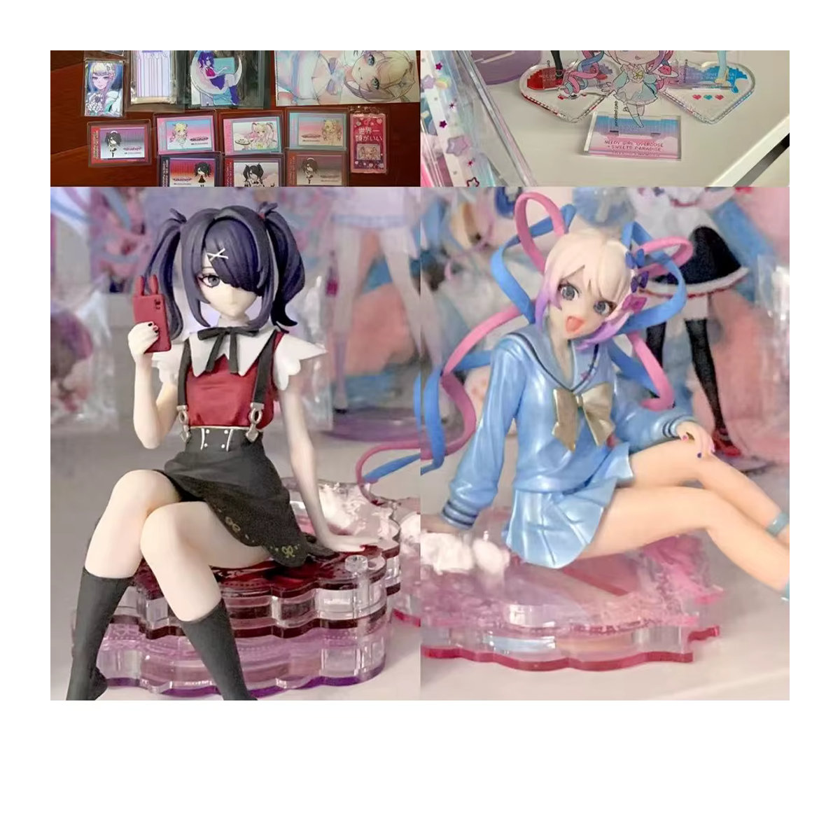 Bandai Needy Streamer Overdose KAngel und Ame-chan Figurenset Noodle Stopper aus Kunststoff in Mehrfarbig - Bild 5