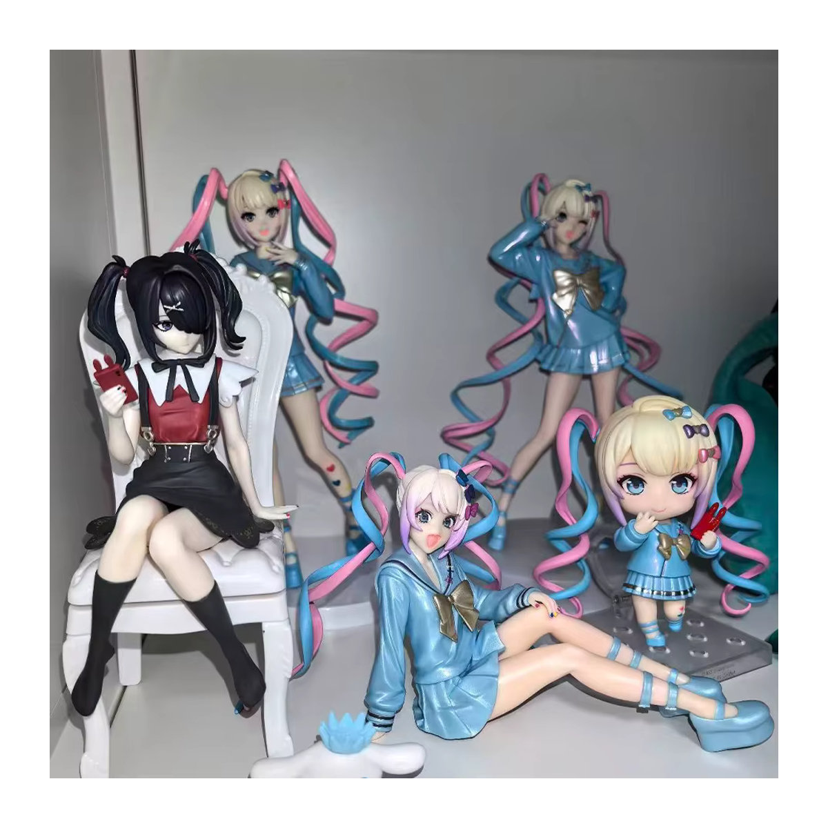 Bandai Needy Streamer Overdose KAngel und Ame-chan Figurenset Noodle Stopper aus Kunststoff in Mehrfarbig - Bild 6