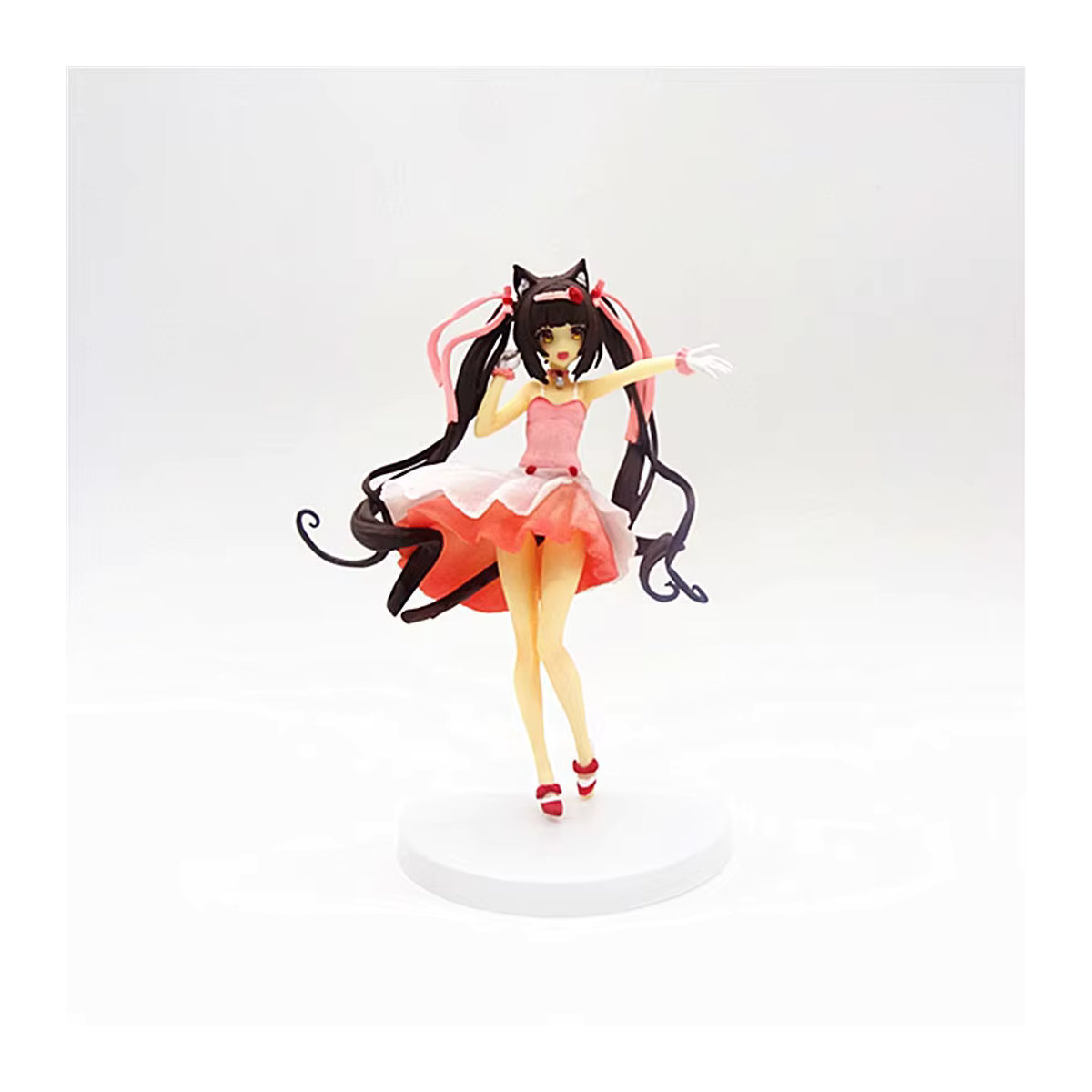 Bandai Nekopara Vanille Schokolade Cocktail Anime Figur aus PVC in Mehrfarbig als Sammlerstück und Desktop Ornament - Bild 3