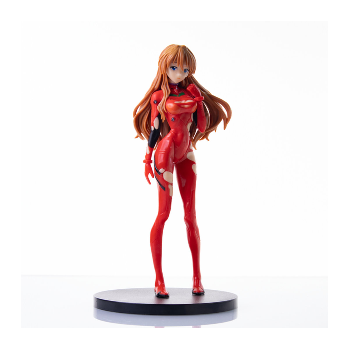 Bandai Neon Genesis Evangelion Anime Figuren Asuka Langley Soryu und Ayanami Rei in Rot aus Kunststoff - Bild 1