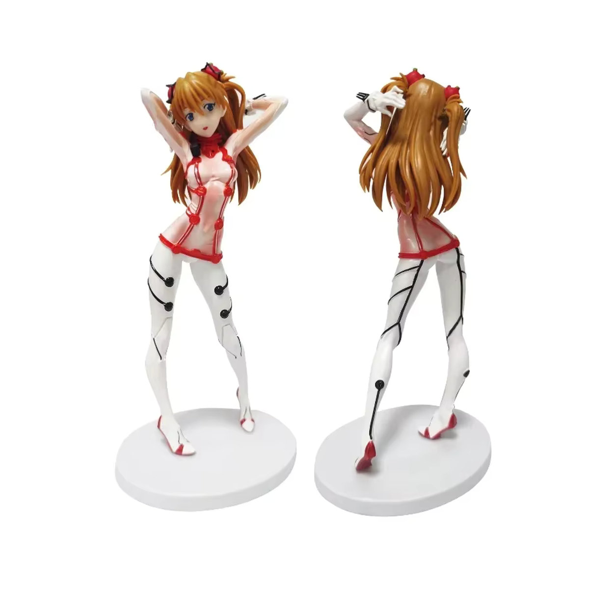 Bandai Neon Genesis Evangelion Asuka Langley Soryu und Ayanami Rei Figuren, mehrfarbig, Höhe: 24 cm - Bild 5