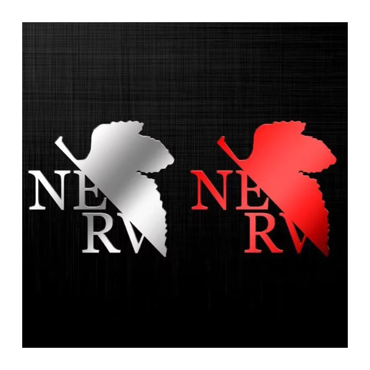 Bandai Neon Genesis Evangelion Ayanami Rei und Asuka reflektierender Metallaufkleber in Rot, wasserdichter Graffiti-Sticker - Bild 4