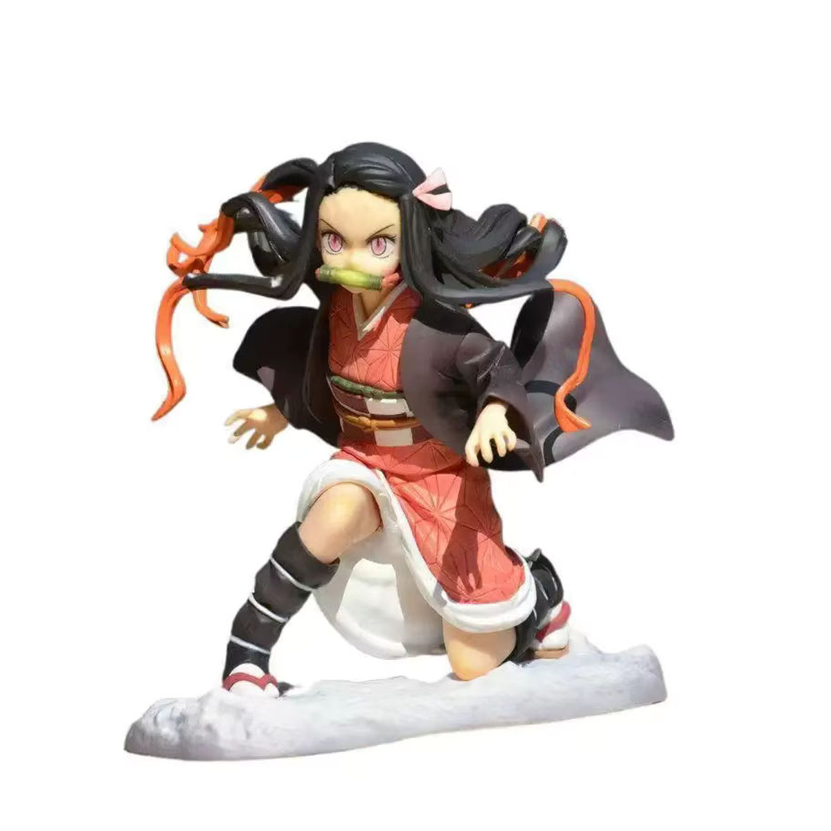 Bandai Nezuko Kamado Figur aus Kimetsu no Yaiba, mehrfarbige PVC Deko-Figur, Höhe: 10 cm - Bild 5
