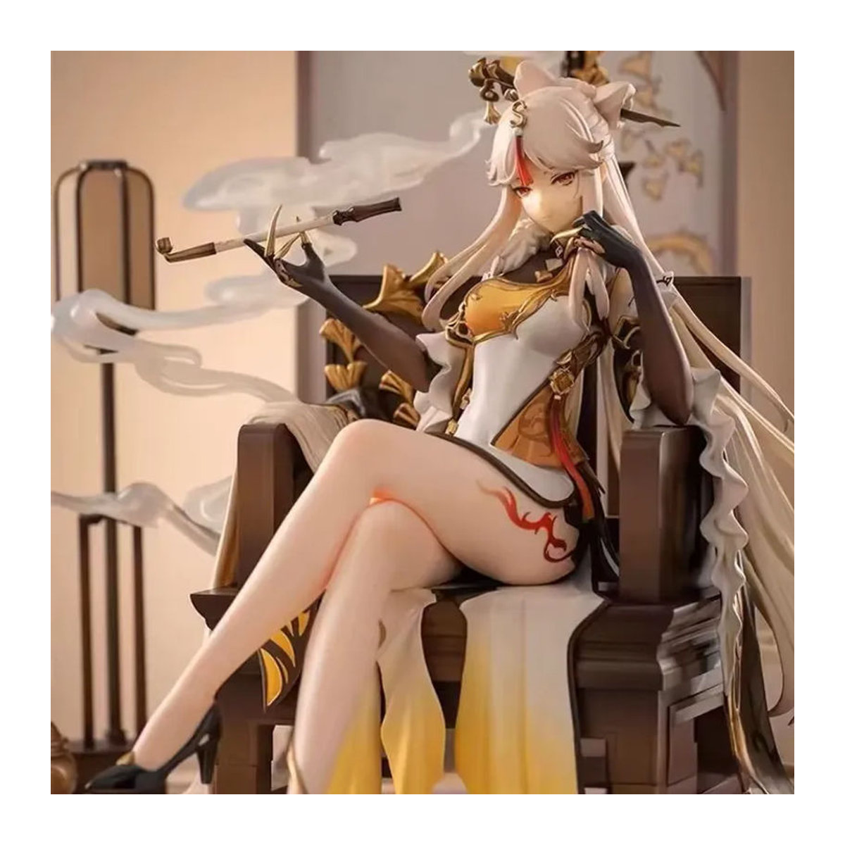 Bandai Ningguang Maskierte Mondfrau Tianshuan Ver. 1/7 Anime-Statue aus Kunststoff, mehrfarbig - Bild 3