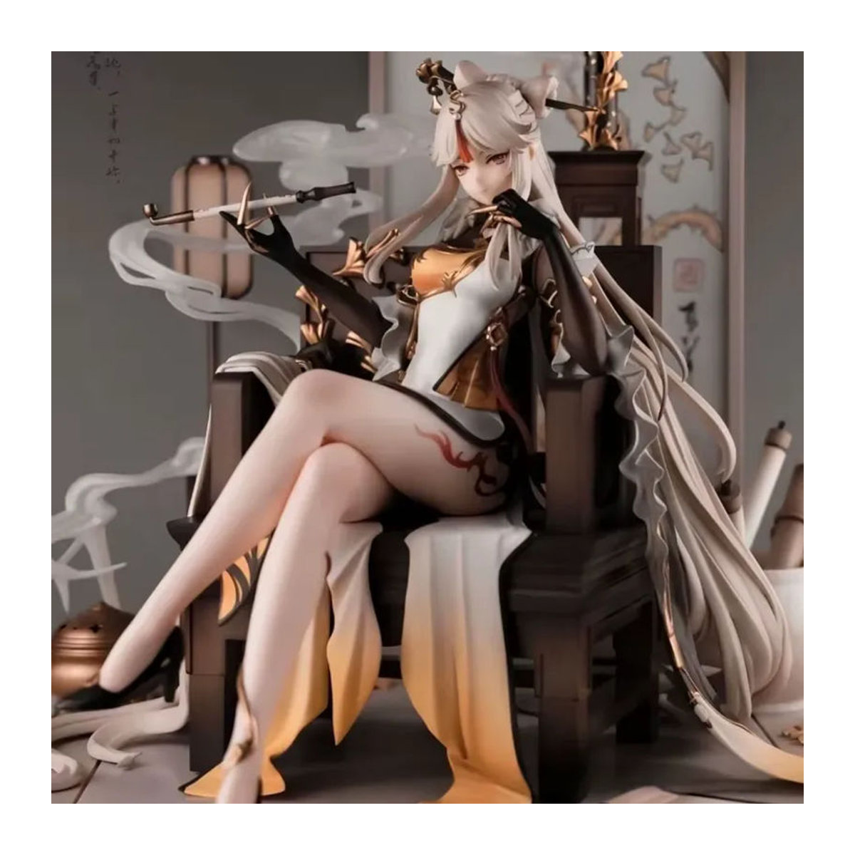 Bandai Ningguang Maskierte Mondfrau Tianshuan Ver. 1/7 Anime-Statue aus Kunststoff, mehrfarbig - Bild 4