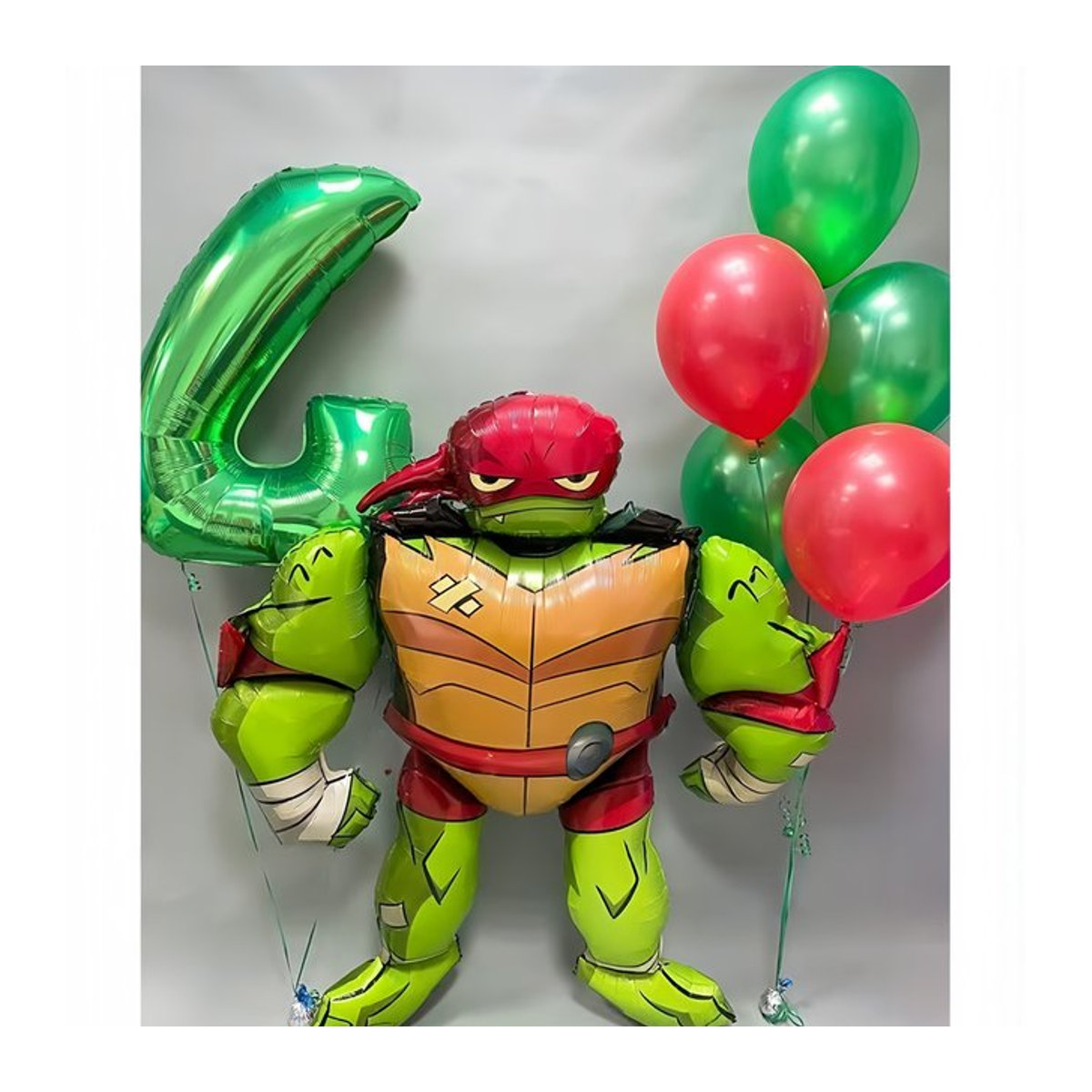 Bandai Ninja Turtles Ballon Set für Kindergeburtstage und Partydekoration, mehrfarbig - Bild 1