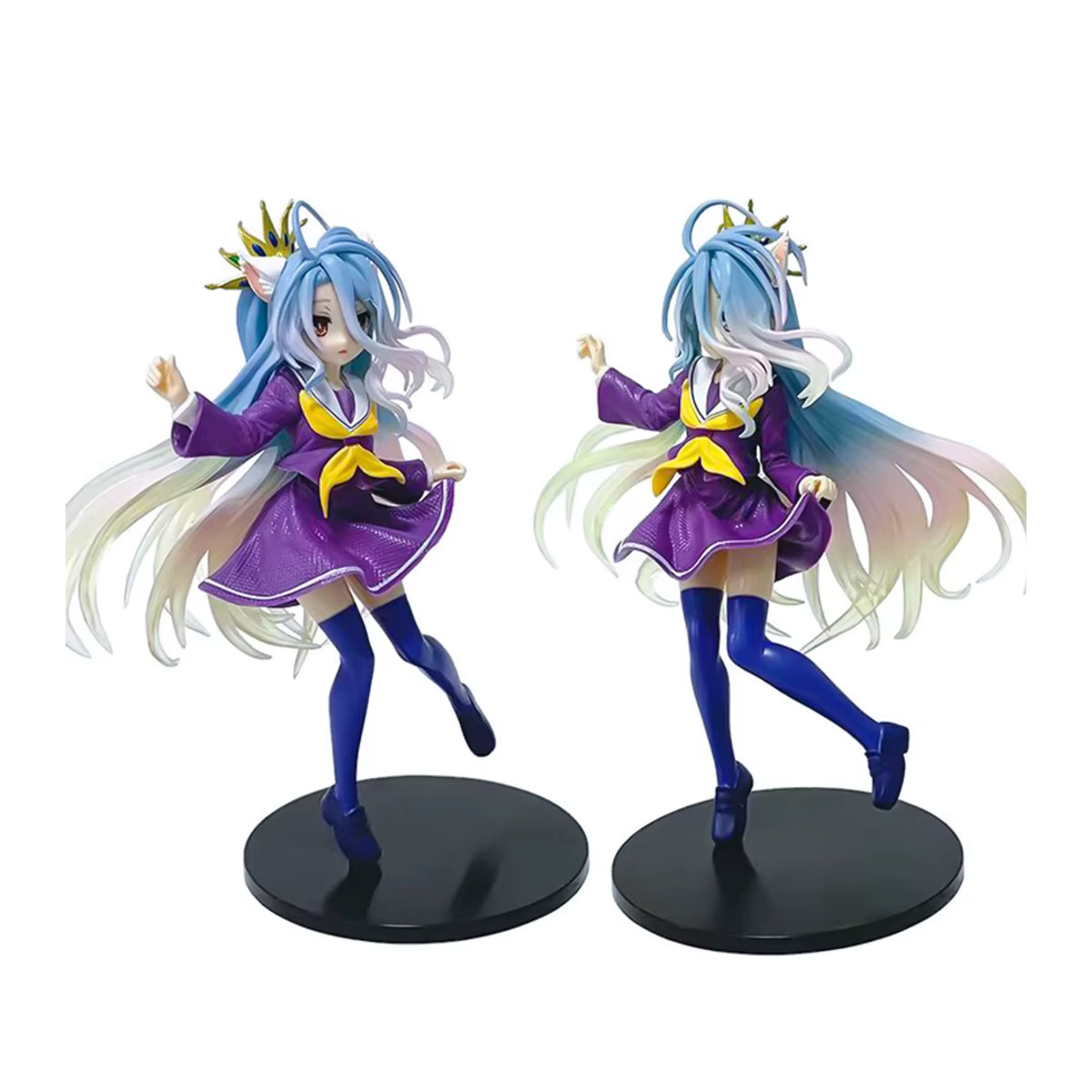 Bandai No Game No Life Shiro Actionfigur aus Kunststoff, Weiß/Mehrfarbig, Höhe: 18,5 cm - Bild 2