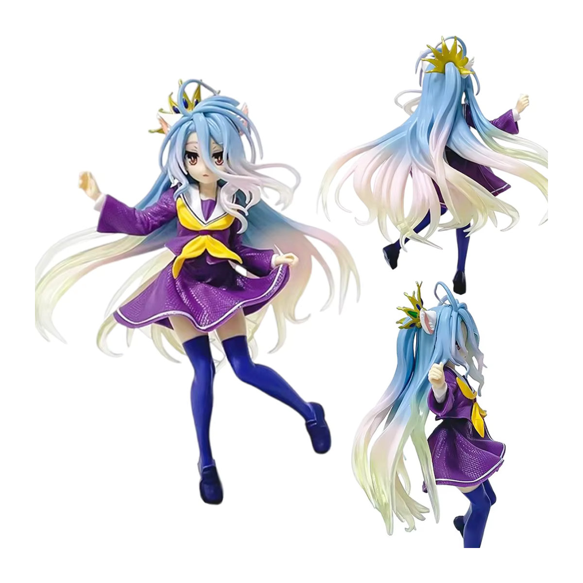 Bandai No Game No Life Shiro Actionfigur aus Kunststoff, Weiß/Mehrfarbig, Höhe: 18,5 cm - Bild 3