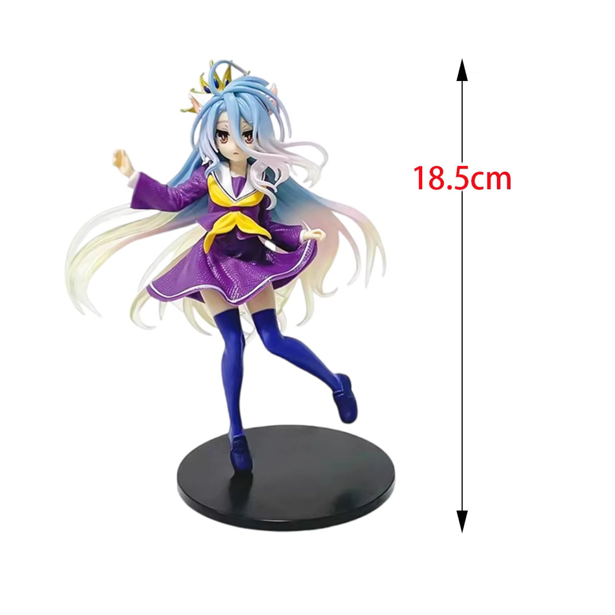 Bandai No Game No Life Shiro Actionfigur aus Kunststoff, Weiß/Mehrfarbig, Höhe: 18,5 cm - Bild 6