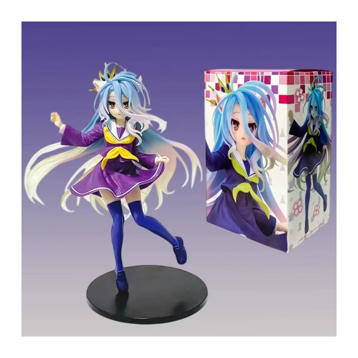 Bandai No Game No Life Shiro Actionfigur aus Kunststoff, Weiß/Mehrfarbig, Höhe: 18,5 cm - Bild 7