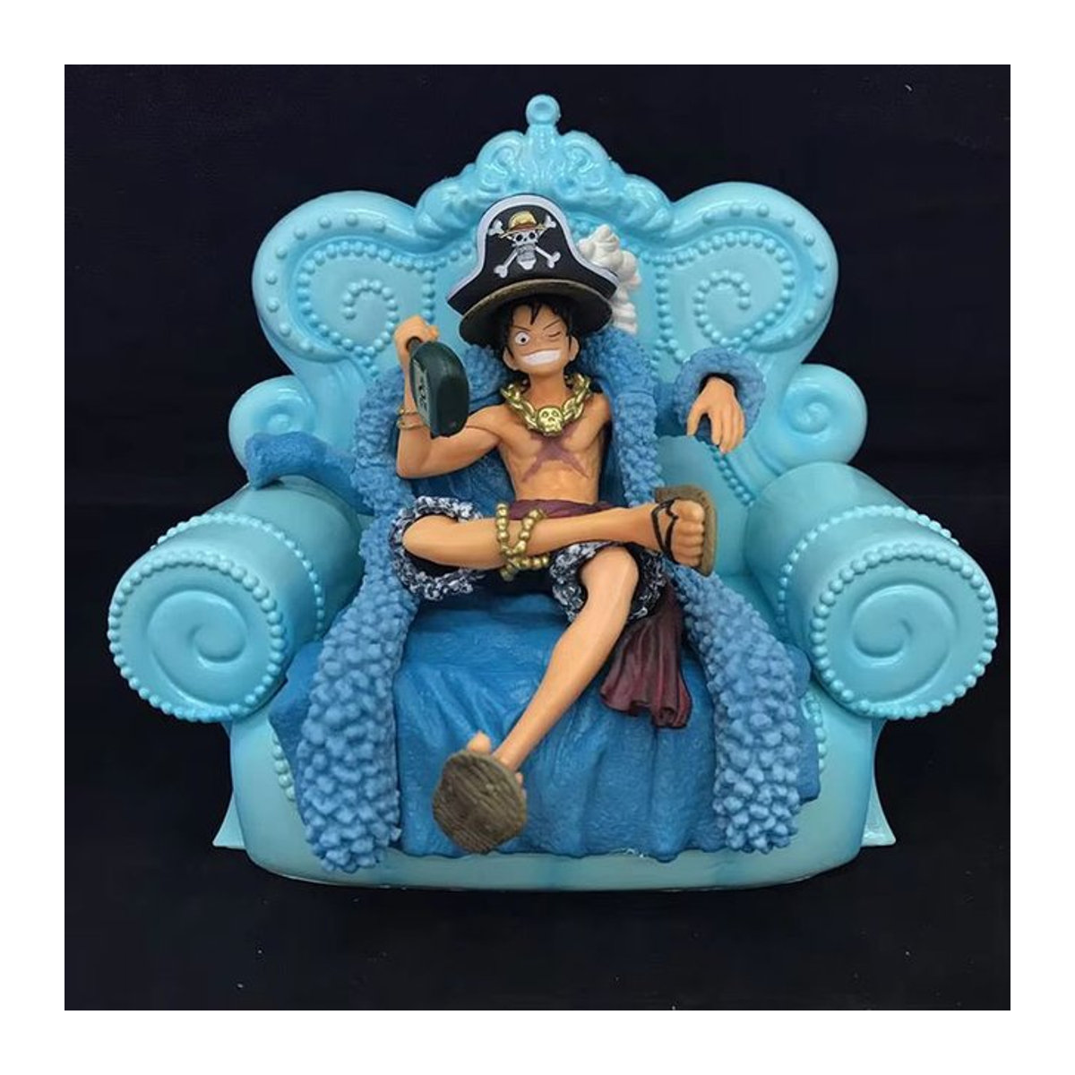 Bandai One Piece 20-Jahres-Jubiläums Actionfiguren Anime-Version aus Kunststoff in Blau - Bild 1
